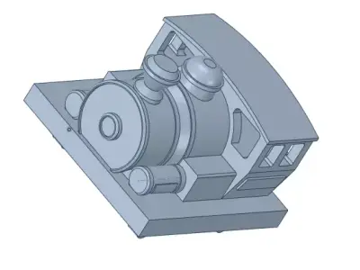  roller coaster vehicle Free 3D print model