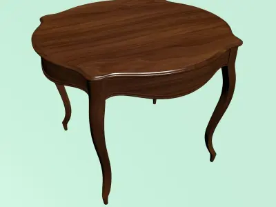 Round table 3D model