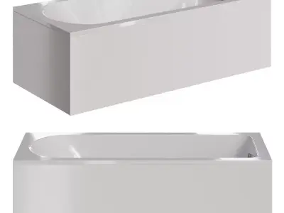 Acrylic bathtub C-Bath Geba 3D model