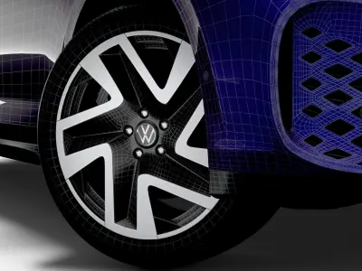 VW ID Buzz  2023 wheel 3D model