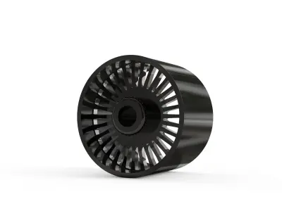 rear KG1 KD051-1 DUALLY WHEEL 3D MODEL 3D model