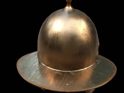 Roman Helmet 02 Low-poly 3D model