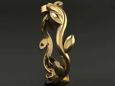 Leaf Infinity Band Mix Size 3D print model