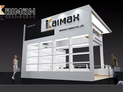 Exhibition - Area -6X6-3DMAX2012-010 3D model