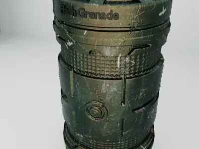 Flash Grenade Free 3D model
