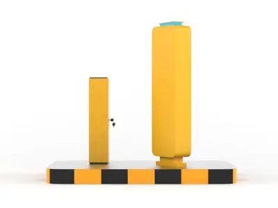 Smart Parking Equipment 3D model