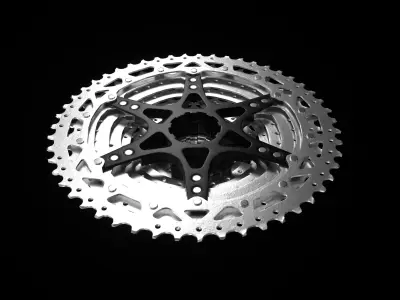 MTB Cassette steel Low-poly 3D model