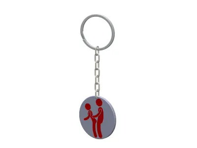 Sex positions KEY Chain 3D model
