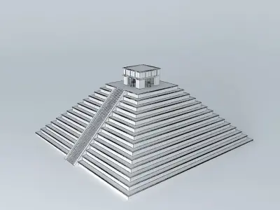 Incan temple Free 3D model