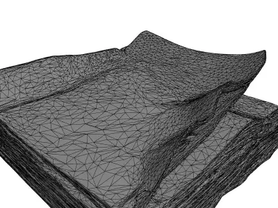 Old Industrial Manual Stack Low-poly 3D model