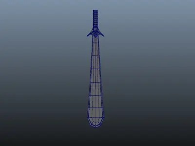 Sword stick Free 3D model