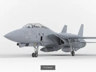 Vehicles collection fighter jet 3D Model Pack