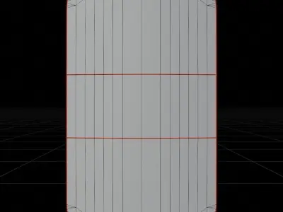 Transparent Police Riot Shield Low-poly 3D model