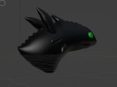 Toothless Dragon 3D Model 3D print model
