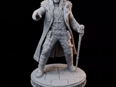 The Prince of Darkness - Heavy Metal Rock Legend STL 3D print model