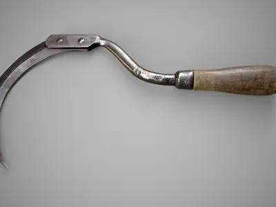 Sickle Low-poly 3D model purchase