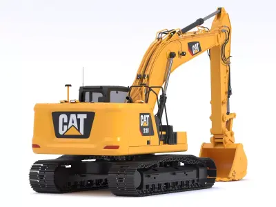 CAT 330 Hydraulic Excavator 3D model