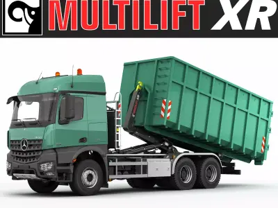Mercedes Arocs Multilift 3D model