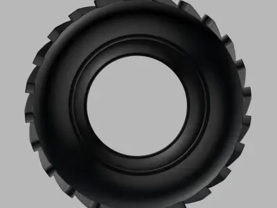 offroad tractor tire or Tyre  3D model