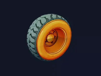 Vehicle Tyre  3D model