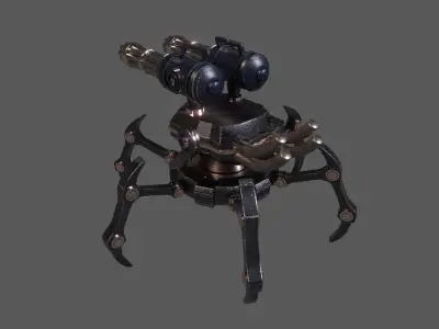 spidey Mech Low-poly 3D model