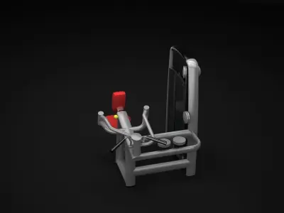 Upper Back Machine 3D model