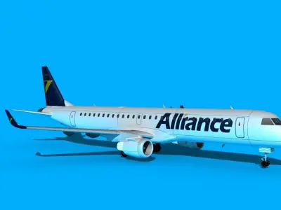 Embraer Emb-190 Alliance 3D model