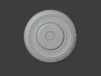 Rusty antipersonnel mine 3D model