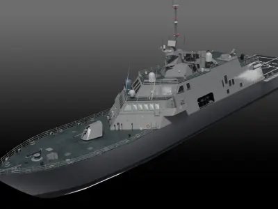 Littoral combat ship freedom class 3D model