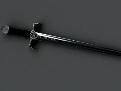 Fantasy Sword Free 3D model