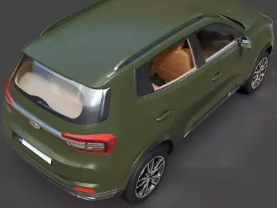 Chery Tiggo 4 RU-spec - High-Poly 3D Model 3D model