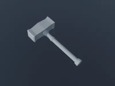 Low-Poly Medieval Melee Weapons Pack Low-poly 3D model