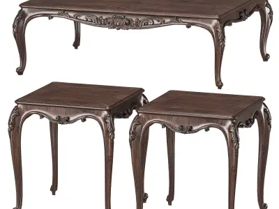 andrea fanfani coffee table 733 3D model