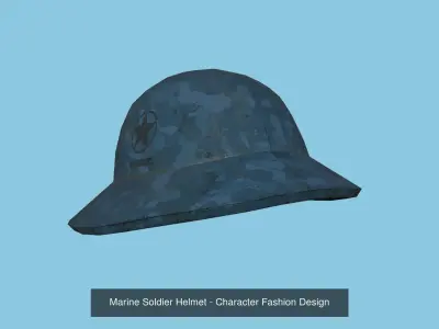 Soldier Helmets - Character Fashion Design 3D Model Pack