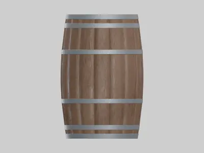 Heavy Toasted British Barrel 3D model