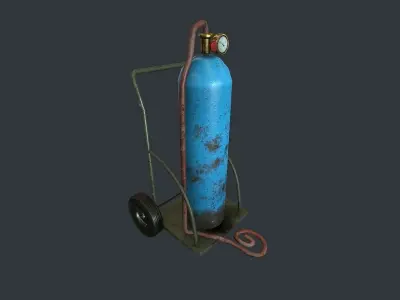 Gas Tank pbr Low-poly 3D model buy