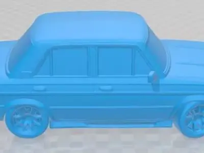Seat 1430 1969 Cartoon Tuning Printable Car 3D print model