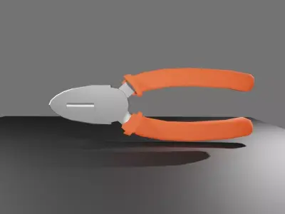 Cutting Pliers Tool Workshop - Ferramenta Alicate de Corte Low-poly 3D model
