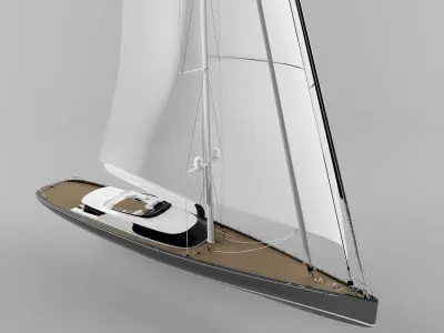 Kokomo superyacht 3D model