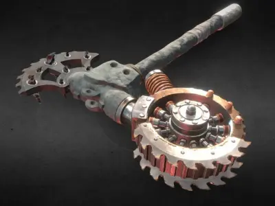 Doomsday Mallet Low-poly 3D model