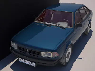 Moskvich Svyatogor Free 3D print model