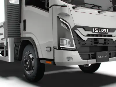 Isuzu Elf Rigid body truck 2024 3D model