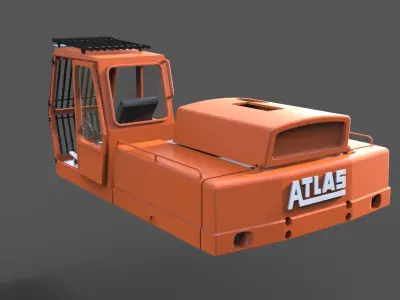 Excavator Body Atlas 3D print model