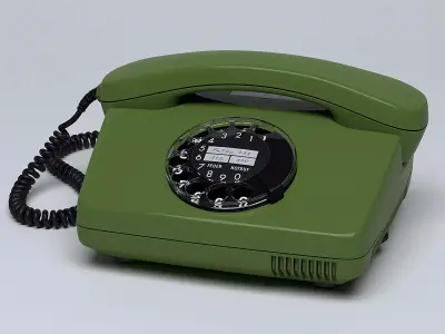 Rotary Telephone FeTAp 791 3D model