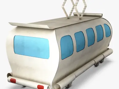 Tram Paper v 1 3D model