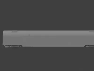 H0 1-87 scale Doppelstockwagen DBpza 781 3D print model
