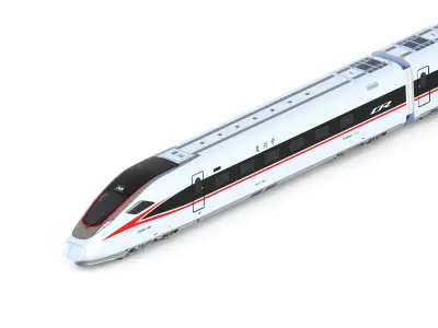 CR300AF High-speed train Model 3D model