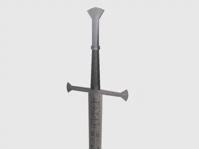 Bastard Sword 3D model buy