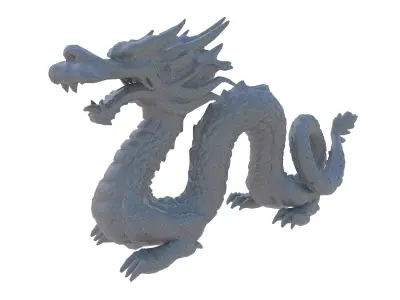 Sculpture-006 dragon statue 3D model