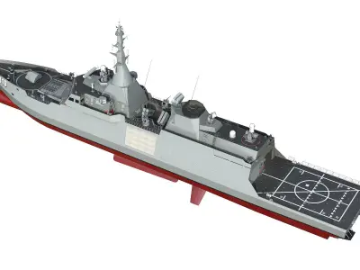 Frigate Class Ship 3D model